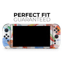 Vibrant Colorful Brushed Feathers // Premium Vinyl Wrap Skin Kit Compatible with the Nintendo Switch 2 - Vinyl Skin Wrap for Nintendo Switch 2, OLED, Lite, Pro Controller, Wii & Classic Handhelds