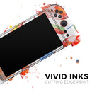 Vibrant Colorful Brushed Feathers // Premium Vinyl Wrap Skin Kit Compatible with the Nintendo Switch 2 - Vinyl Skin Wrap for Nintendo Switch 2, OLED, Lite, Pro Controller, Wii & Classic Handhelds