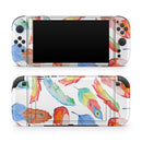 Vibrant Colorful Brushed Feathers // Premium Vinyl Wrap Skin Kit Compatible with the Nintendo Switch 2 - Vinyl Skin Wrap for Nintendo Switch 2, OLED, Lite, Pro Controller, Wii & Classic Handhelds