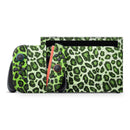 Vibrant Green Leopard Print // Premium Vinyl Wrap Skin Kit Compatible with the Nintendo Switch 2 - Vinyl Skin Wrap for Nintendo Switch 2, OLED, Lite, Pro Controller, Wii & Classic Handhelds