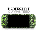 Vibrant Green Leopard Print // Premium Vinyl Wrap Skin Kit Compatible with the Nintendo Switch 2 - Vinyl Skin Wrap for Nintendo Switch 2, OLED, Lite, Pro Controller, Wii & Classic Handhelds