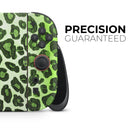 Vibrant Green Leopard Print // Premium Vinyl Wrap Skin Kit Compatible with the Nintendo Switch 2 - Vinyl Skin Wrap for Nintendo Switch 2, OLED, Lite, Pro Controller, Wii & Classic Handhelds