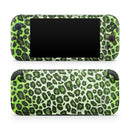 Vibrant Green Leopard Print // Premium Vinyl Wrap Skin Kit Compatible with the Nintendo Switch 2 - Vinyl Skin Wrap for Nintendo Switch 2, OLED, Lite, Pro Controller, Wii & Classic Handhelds