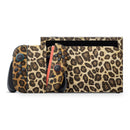 Vibrant Leopard Print V23 // Premium Vinyl Wrap Skin Kit Compatible with the Nintendo Switch 2 - Vinyl Skin Wrap for Nintendo Switch 2, OLED, Lite, Pro Controller, Wii & Classic Handhelds