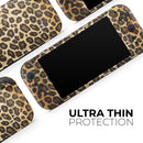Vibrant Leopard Print V23 // Premium Vinyl Wrap Skin Kit Compatible with the Nintendo Switch 2 - Vinyl Skin Wrap for Nintendo Switch 2, OLED, Lite, Pro Controller, Wii & Classic Handhelds
