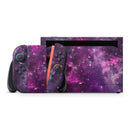 Vibrant Purple Deep Space // Premium Vinyl Wrap Skin Kit Compatible with the Nintendo Switch 2 - Vinyl Skin Wrap for Nintendo Switch 2, OLED, Lite, Pro Controller, Wii & Classic Handhelds