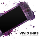 Vibrant Purple Deep Space // Premium Vinyl Wrap Skin Kit Compatible with the Nintendo Switch 2 - Vinyl Skin Wrap for Nintendo Switch 2, OLED, Lite, Pro Controller, Wii & Classic Handhelds