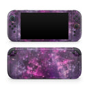 Vibrant Purple Deep Space // Premium Vinyl Wrap Skin Kit Compatible with the Nintendo Switch 2 - Vinyl Skin Wrap for Nintendo Switch 2, OLED, Lite, Pro Controller, Wii & Classic Handhelds