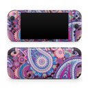 Vibrant Purple Paisley V5 // Premium Vinyl Wrap Skin Kit Compatible with the Nintendo Switch 2 - Vinyl Skin Wrap for Nintendo Switch 2, OLED, Lite, Pro Controller, Wii & Classic Handhelds