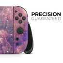 Vibrant Sparkly Pink Nebula // Premium Vinyl Wrap Skin Kit Compatible with the Nintendo Switch 2 - Vinyl Skin Wrap for Nintendo Switch 2, OLED, Lite, Pro Controller, Wii & Classic Handhelds