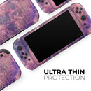 Vibrant Sparkly Pink Nebula // Premium Vinyl Wrap Skin Kit Compatible with the Nintendo Switch 2 - Vinyl Skin Wrap for Nintendo Switch 2, OLED, Lite, Pro Controller, Wii & Classic Handhelds