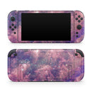 Vibrant Sparkly Pink Nebula // Premium Vinyl Wrap Skin Kit Compatible with the Nintendo Switch 2 - Vinyl Skin Wrap for Nintendo Switch 2, OLED, Lite, Pro Controller, Wii & Classic Handhelds