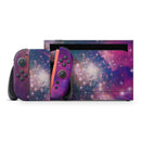 Vibrant Sparkly Pink Space // Premium Vinyl Wrap Skin Kit Compatible with the Nintendo Switch 2 - Vinyl Skin Wrap for Nintendo Switch 2, OLED, Lite, Pro Controller, Wii & Classic Handhelds