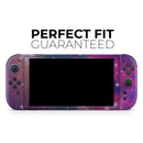 Vibrant Sparkly Pink Space // Premium Vinyl Wrap Skin Kit Compatible with the Nintendo Switch 2 - Vinyl Skin Wrap for Nintendo Switch 2, OLED, Lite, Pro Controller, Wii & Classic Handhelds