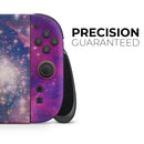 Vibrant Sparkly Pink Space // Premium Vinyl Wrap Skin Kit Compatible with the Nintendo Switch 2 - Vinyl Skin Wrap for Nintendo Switch 2, OLED, Lite, Pro Controller, Wii & Classic Handhelds