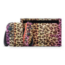 Vibrant Striped Cheetah Animal Print // Premium Vinyl Wrap Skin Kit Compatible with the Nintendo Switch 2 - Vinyl Skin Wrap for Nintendo Switch 2, OLED, Lite, Pro Controller, Wii & Classic Handhelds