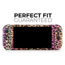 Vibrant Striped Cheetah Animal Print // Premium Vinyl Wrap Skin Kit Compatible with the Nintendo Switch 2 - Vinyl Skin Wrap for Nintendo Switch 2, OLED, Lite, Pro Controller, Wii & Classic Handhelds