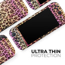 Vibrant Striped Cheetah Animal Print // Premium Vinyl Wrap Skin Kit Compatible with the Nintendo Switch 2 - Vinyl Skin Wrap for Nintendo Switch 2, OLED, Lite, Pro Controller, Wii & Classic Handhelds