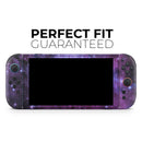 Violet Glowing Nebula // Premium Vinyl Wrap Skin Kit Compatible with the Nintendo Switch 2 - Vinyl Skin Wrap for Nintendo Switch 2, OLED, Lite, Pro Controller, Wii & Classic Handhelds
