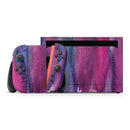 Violet Mixed Watercolor // Premium Vinyl Wrap Skin Kit Compatible with the Nintendo Switch 2 - Vinyl Skin Wrap for Nintendo Switch 2, OLED, Lite, Pro Controller, Wii & Classic Handhelds