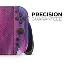 Violet Mixed Watercolor // Premium Vinyl Wrap Skin Kit Compatible with the Nintendo Switch 2 - Vinyl Skin Wrap for Nintendo Switch 2, OLED, Lite, Pro Controller, Wii & Classic Handhelds