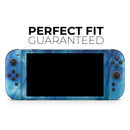 Vivid Agate Vein Slice Blue V10 // Premium Vinyl Wrap Skin Kit Compatible with the Nintendo Switch 2 - Vinyl Skin Wrap for Nintendo Switch 2, OLED, Lite, Pro Controller, Wii & Classic Handhelds