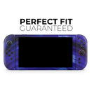 Vivid Agate Vein Slice Blue V11 // Premium Vinyl Wrap Skin Kit Compatible with the Nintendo Switch 2 - Vinyl Skin Wrap for Nintendo Switch 2, OLED, Lite, Pro Controller, Wii & Classic Handhelds
