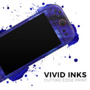 Vivid Agate Vein Slice Blue V11 // Premium Vinyl Wrap Skin Kit Compatible with the Nintendo Switch 2 - Vinyl Skin Wrap for Nintendo Switch 2, OLED, Lite, Pro Controller, Wii & Classic Handhelds