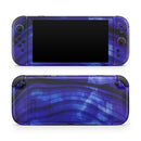 Vivid Agate Vein Slice Blue V11 // Premium Vinyl Wrap Skin Kit Compatible with the Nintendo Switch 2 - Vinyl Skin Wrap for Nintendo Switch 2, OLED, Lite, Pro Controller, Wii & Classic Handhelds