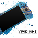 Vivid Agate Vein Slice Blue V1 // Premium Vinyl Wrap Skin Kit Compatible with the Nintendo Switch 2 - Vinyl Skin Wrap for Nintendo Switch 2, OLED, Lite, Pro Controller, Wii & Classic Handhelds