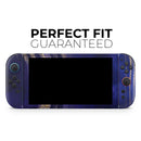 Vivid Agate Vein Slice Blue V2 // Premium Vinyl Wrap Skin Kit Compatible with the Nintendo Switch 2 - Vinyl Skin Wrap for Nintendo Switch 2, OLED, Lite, Pro Controller, Wii & Classic Handhelds