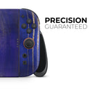 Vivid Agate Vein Slice Blue V2 // Premium Vinyl Wrap Skin Kit Compatible with the Nintendo Switch 2 - Vinyl Skin Wrap for Nintendo Switch 2, OLED, Lite, Pro Controller, Wii & Classic Handhelds