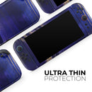 Vivid Agate Vein Slice Blue V2 // Premium Vinyl Wrap Skin Kit Compatible with the Nintendo Switch 2 - Vinyl Skin Wrap for Nintendo Switch 2, OLED, Lite, Pro Controller, Wii & Classic Handhelds