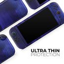 Vivid Agate Vein Slice Blue V3 // Premium Vinyl Wrap Skin Kit Compatible with the Nintendo Switch 2 - Vinyl Skin Wrap for Nintendo Switch 2, OLED, Lite, Pro Controller, Wii & Classic Handhelds