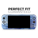 Vivid Agate Vein Slice Blue V5 // Premium Vinyl Wrap Skin Kit Compatible with the Nintendo Switch 2 - Vinyl Skin Wrap for Nintendo Switch 2, OLED, Lite, Pro Controller, Wii & Classic Handhelds