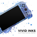 Vivid Agate Vein Slice Blue V5 // Premium Vinyl Wrap Skin Kit Compatible with the Nintendo Switch 2 - Vinyl Skin Wrap for Nintendo Switch 2, OLED, Lite, Pro Controller, Wii & Classic Handhelds