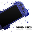 Vivid Agate Vein Slice Blue V7 // Premium Vinyl Wrap Skin Kit Compatible with the Nintendo Switch 2 - Vinyl Skin Wrap for Nintendo Switch 2, OLED, Lite, Pro Controller, Wii & Classic Handhelds