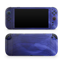 Vivid Agate Vein Slice Blue V7 // Premium Vinyl Wrap Skin Kit Compatible with the Nintendo Switch 2 - Vinyl Skin Wrap for Nintendo Switch 2, OLED, Lite, Pro Controller, Wii & Classic Handhelds