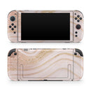 Vivid Agate Vein Slice Foiled V11 // Premium Vinyl Wrap Skin Kit Compatible with the Nintendo Switch 2 - Vinyl Skin Wrap for Nintendo Switch 2, OLED, Lite, Pro Controller, Wii & Classic Handhelds