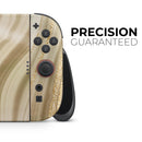 Vivid Agate Vein Slice Foiled V12 // Premium Vinyl Wrap Skin Kit Compatible with the Nintendo Switch 2 - Vinyl Skin Wrap for Nintendo Switch 2, OLED, Lite, Pro Controller, Wii & Classic Handhelds