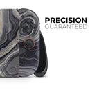 Vivid Agate Vein Slice Foiled V15 // Premium Vinyl Wrap Skin Kit Compatible with the Nintendo Switch 2 - Vinyl Skin Wrap for Nintendo Switch 2, OLED, Lite, Pro Controller, Wii & Classic Handhelds
