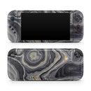 Vivid Agate Vein Slice Foiled V15 // Premium Vinyl Wrap Skin Kit Compatible with the Nintendo Switch 2 - Vinyl Skin Wrap for Nintendo Switch 2, OLED, Lite, Pro Controller, Wii & Classic Handhelds
