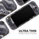 Vivid Agate Vein Slice Foiled V17 // Skin Decal Wrap Kit for Nintendo Switch 2