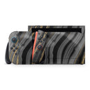 Vivid Agate Vein Slice Foiled V4 // Premium Vinyl Wrap Skin Kit Compatible with the Nintendo Switch 2 - Vinyl Skin Wrap for Nintendo Switch 2, OLED, Lite, Pro Controller, Wii & Classic Handhelds