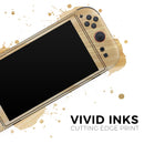 Vivid Agate Vein Slice Foiled V7 // Premium Vinyl Wrap Skin Kit Compatible with the Nintendo Switch 2 - Vinyl Skin Wrap for Nintendo Switch 2, OLED, Lite, Pro Controller, Wii & Classic Handhelds