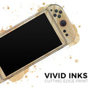 Vivid Agate Vein Slice Foiled V8 // Premium Vinyl Wrap Skin Kit Compatible with the Nintendo Switch 2 - Vinyl Skin Wrap for Nintendo Switch 2, OLED, Lite, Pro Controller, Wii & Classic Handhelds