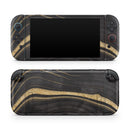 Vivid Agate Vein Slice Foiled V9 // Premium Vinyl Wrap Skin Kit Compatible with the Nintendo Switch 2