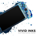 Vivid Blue Agate Crystal // Skin Decal Wrap Kit for Nintendo Switch 2
