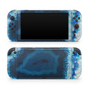Vivid Blue Agate Crystal // Skin Decal Wrap Kit for Nintendo Switch 2