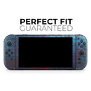 Vivid Blue Brick Alley // Skin Decal Wrap Kit for Nintendo Switch 2